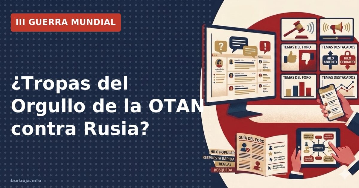OTAN tropas Orgullo: meme o propaganda