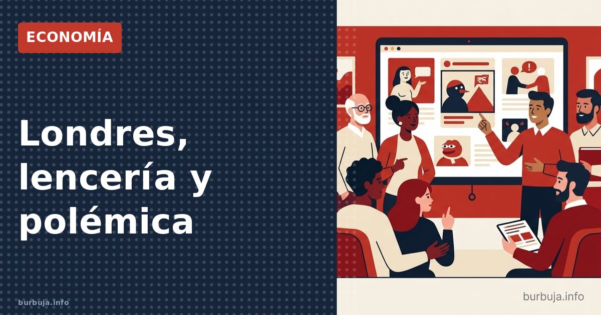 El debate sobre lencería masculina en Londres