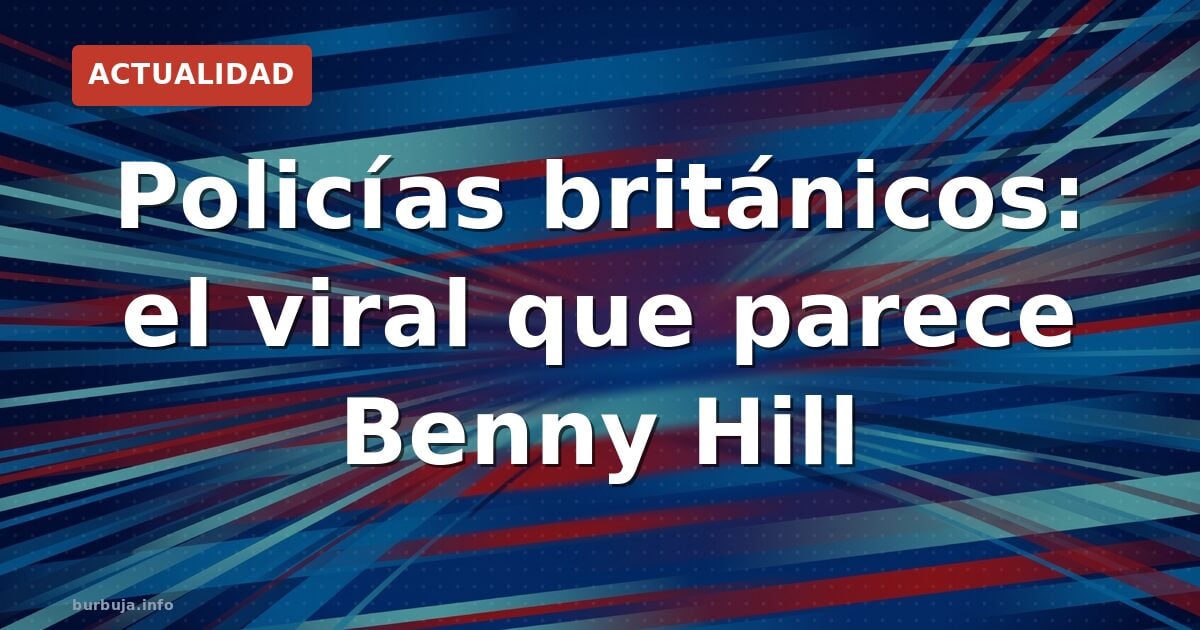La policía británica, humillada en un vídeo viral