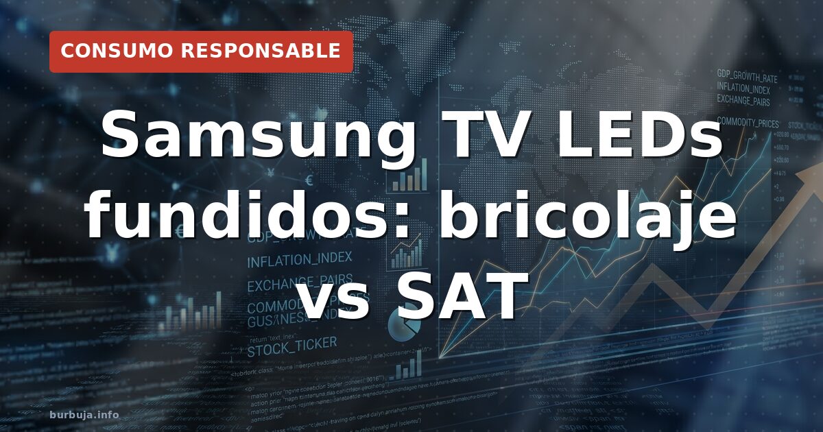 ¿Reparar o comprar tele nueva?