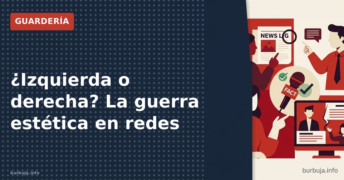 ¿Izquierda o derecha? La guerra estética en redes