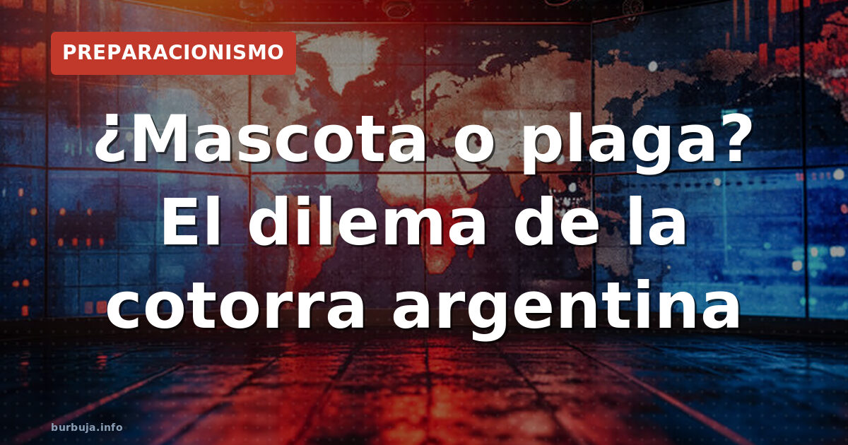 Cotorra argentina: ¿mascota o plaga?
