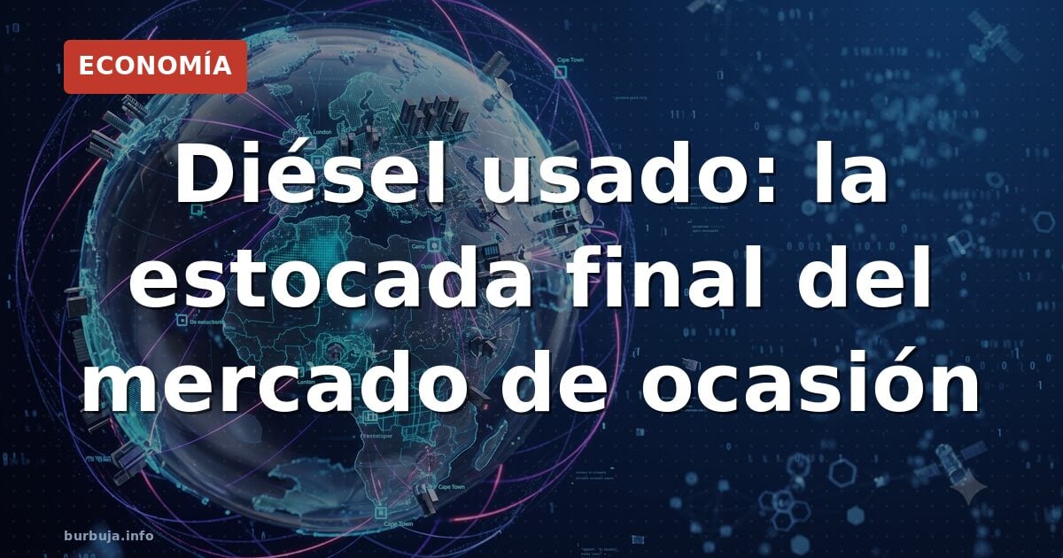 Adiós al diesel de ocasión: colapso de ventas