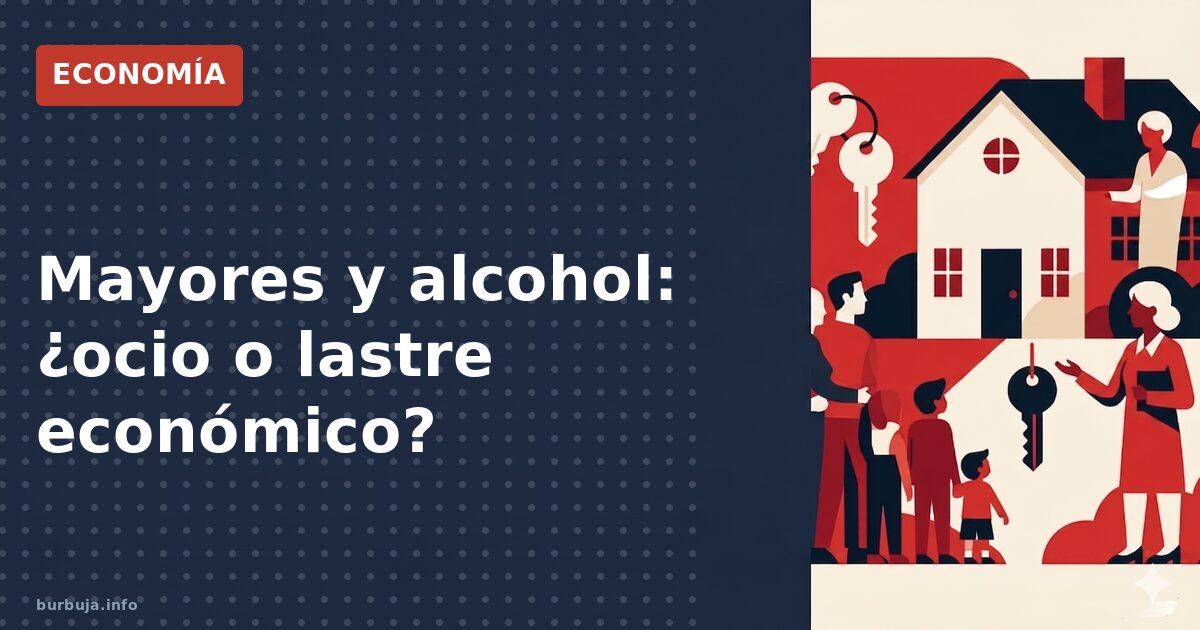 Mayores y alcohol: ¿ocio o lastre económico?