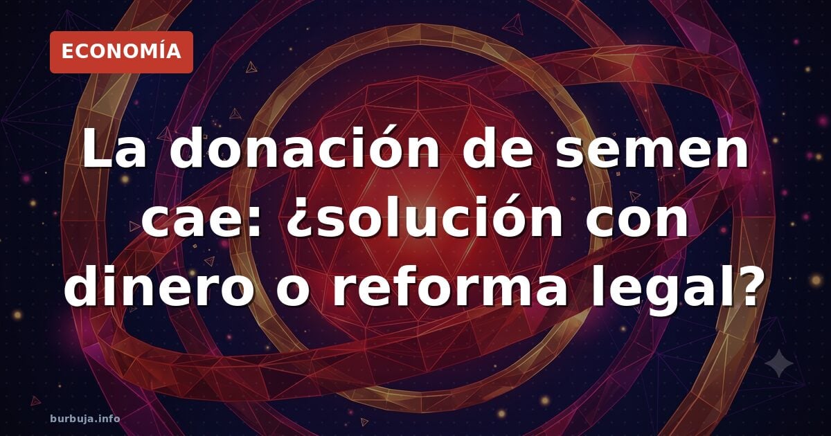 La crisis del semen en España: 50 euros y sin futuro