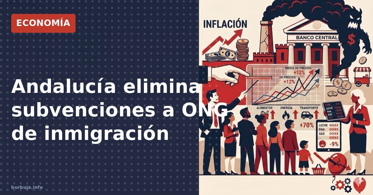 Andalucía corta subvenciones a ONG proinmigración