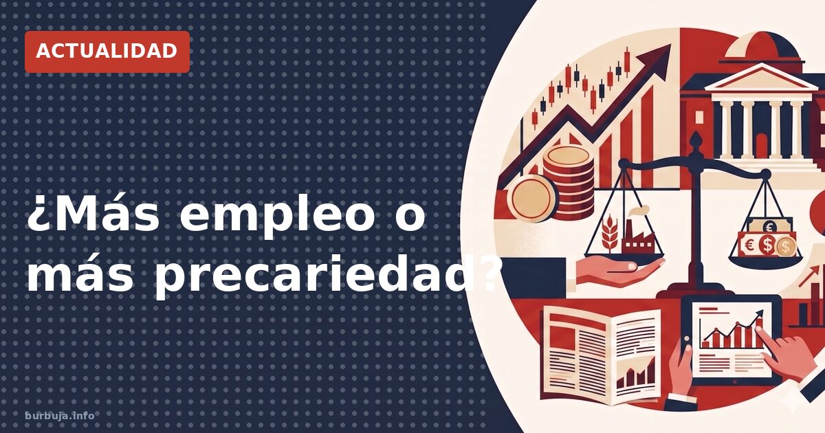 Trabajo en España: ¿mejora real o espejismo?