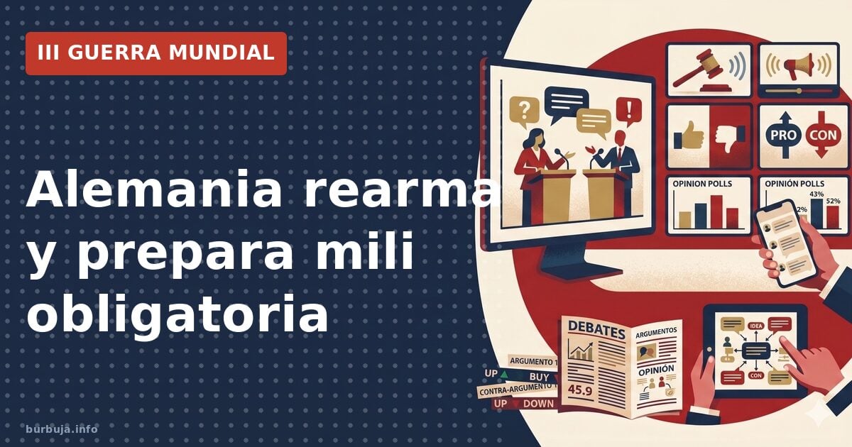 Alemania se rearma: mili obligatoria en el horizonte