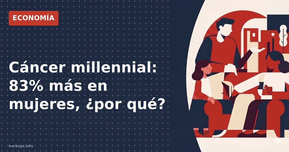 Cáncer millennial: 83% más en mujeres, ¿por qué?