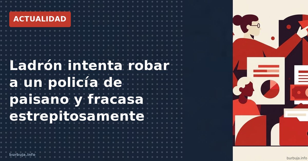 Fallo de robo: detenido y libre al día siguiente