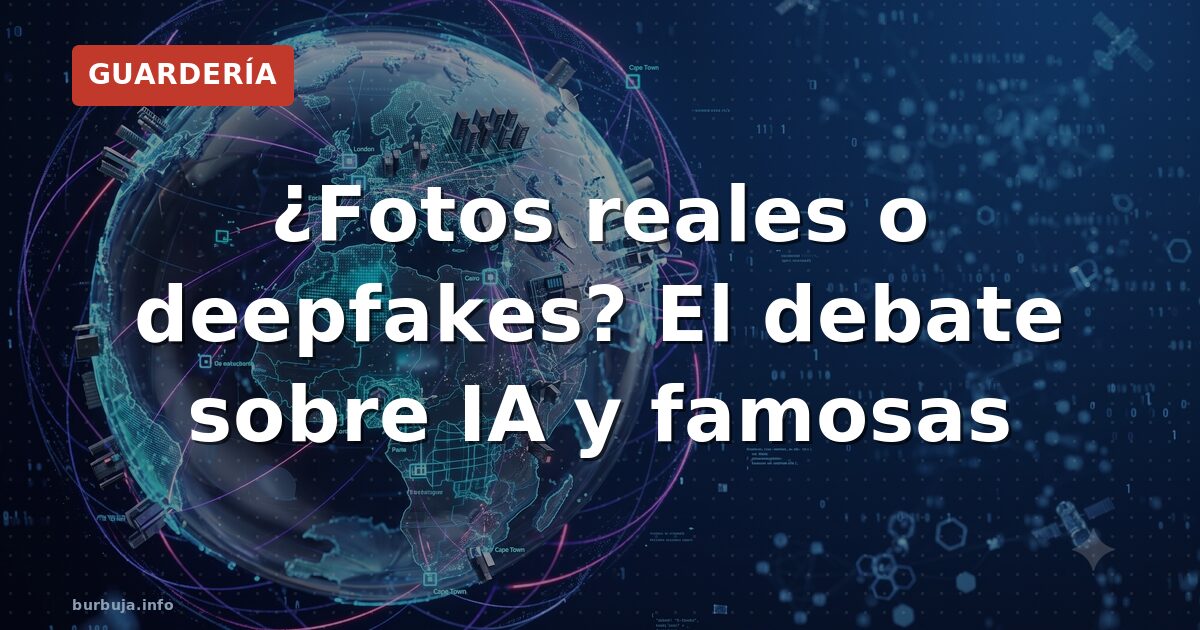 ¿Fotos reales o deepfakes? El debate sobre IA y famosas