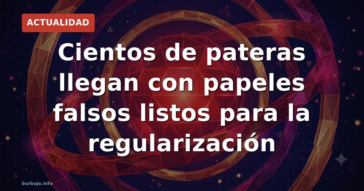 Cientos de pateras llegan con papeles falsos listos para la regularización