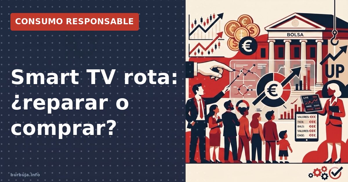 ¿Reparar o comprar? La pregunta del millón para tu TV