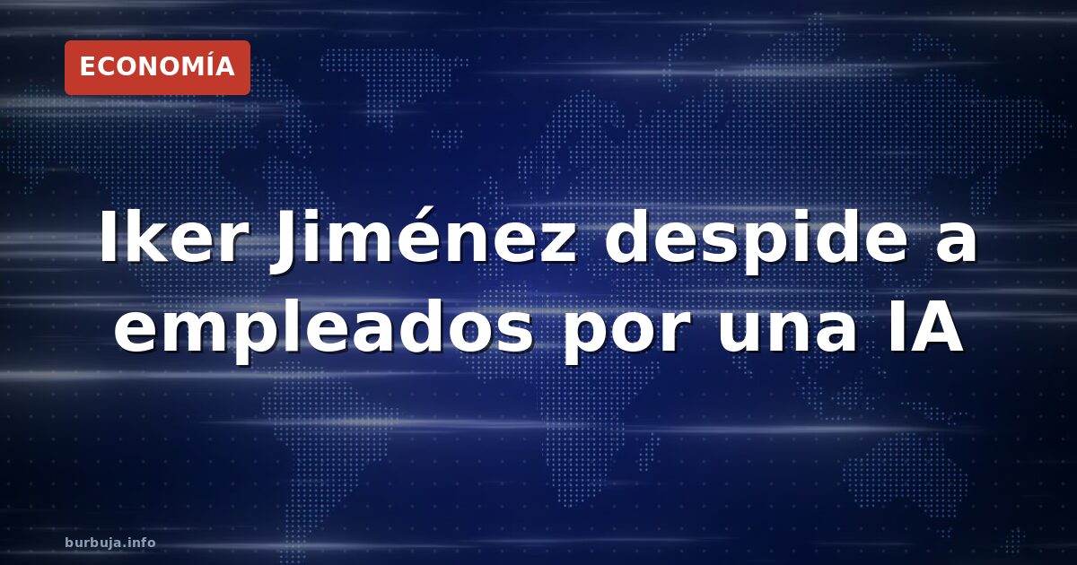 Iker Jiménez reemplaza equipo humano por IA