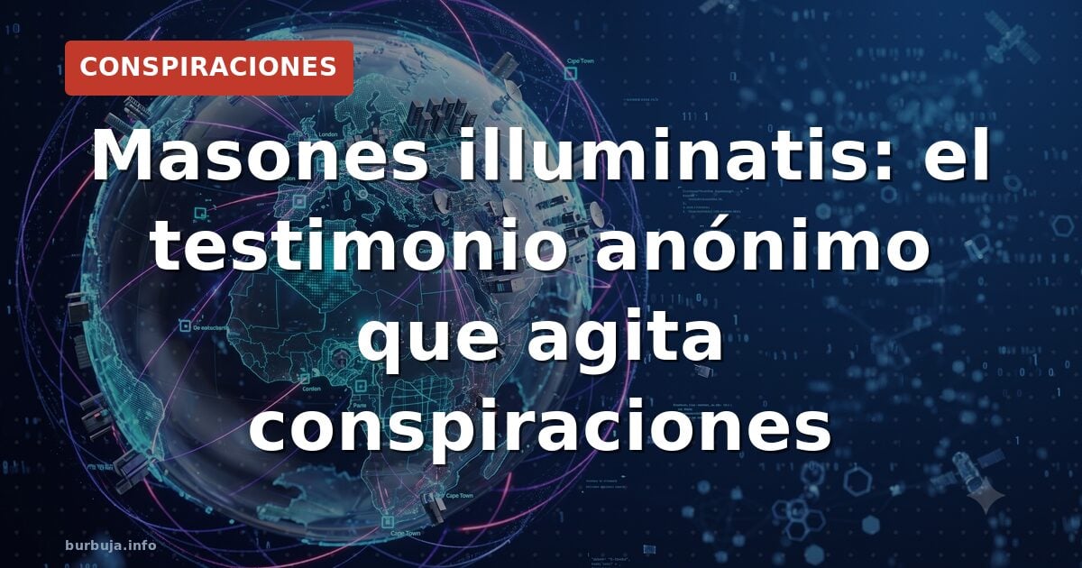 Trabajé para los illuminati, afirma exempleado