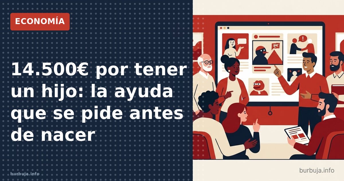 14.500€ por tener un hijo: la ayuda que se pide antes de nacer