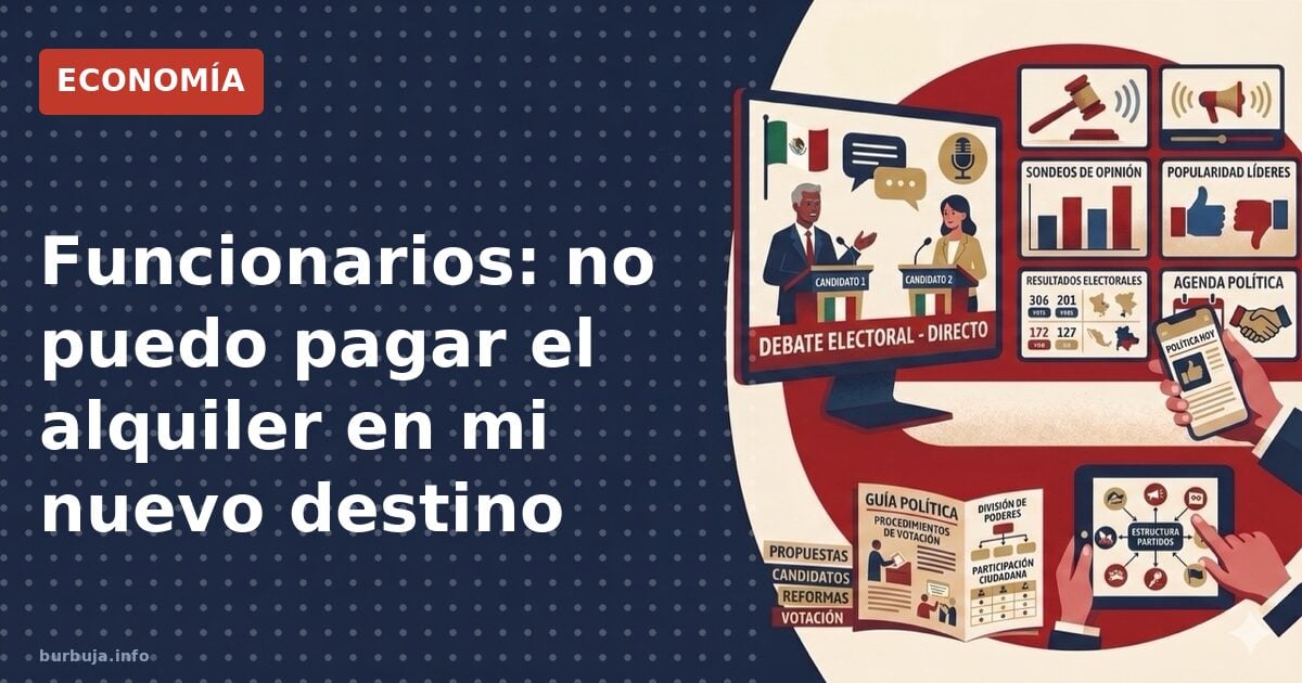 Funcionarios dicen no a su plaza por el alquiler