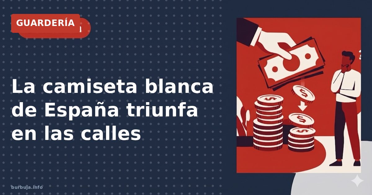 La camiseta blanca de España triunfa en las calles