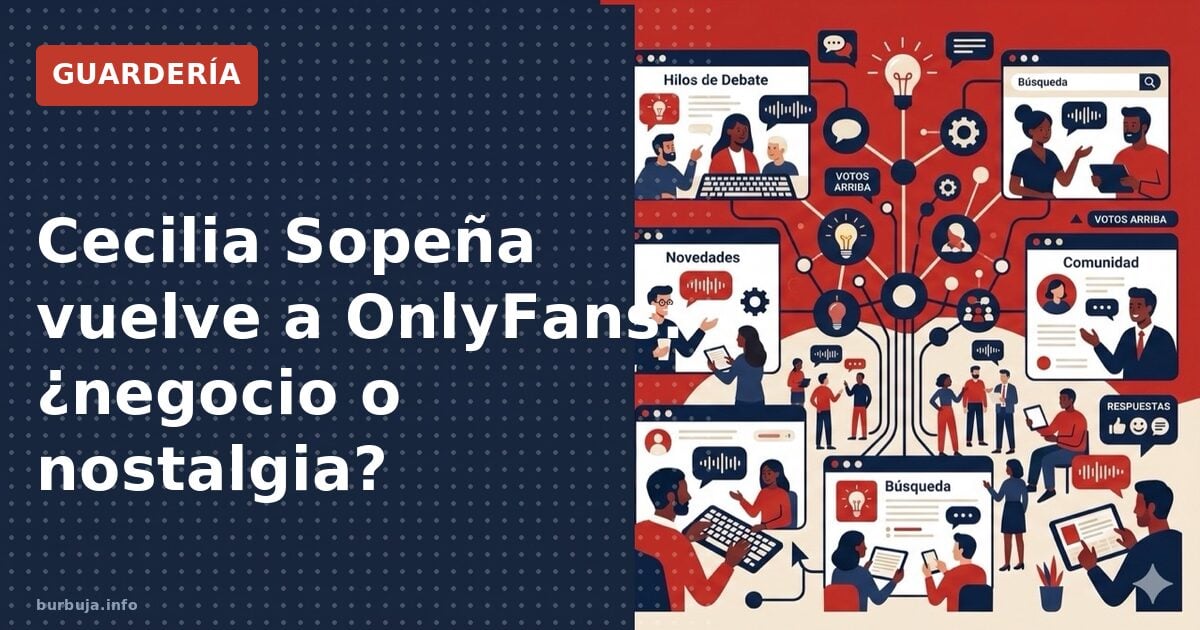 OnlyFans: ¿por qué vuelve Cecilia Sopeña?
