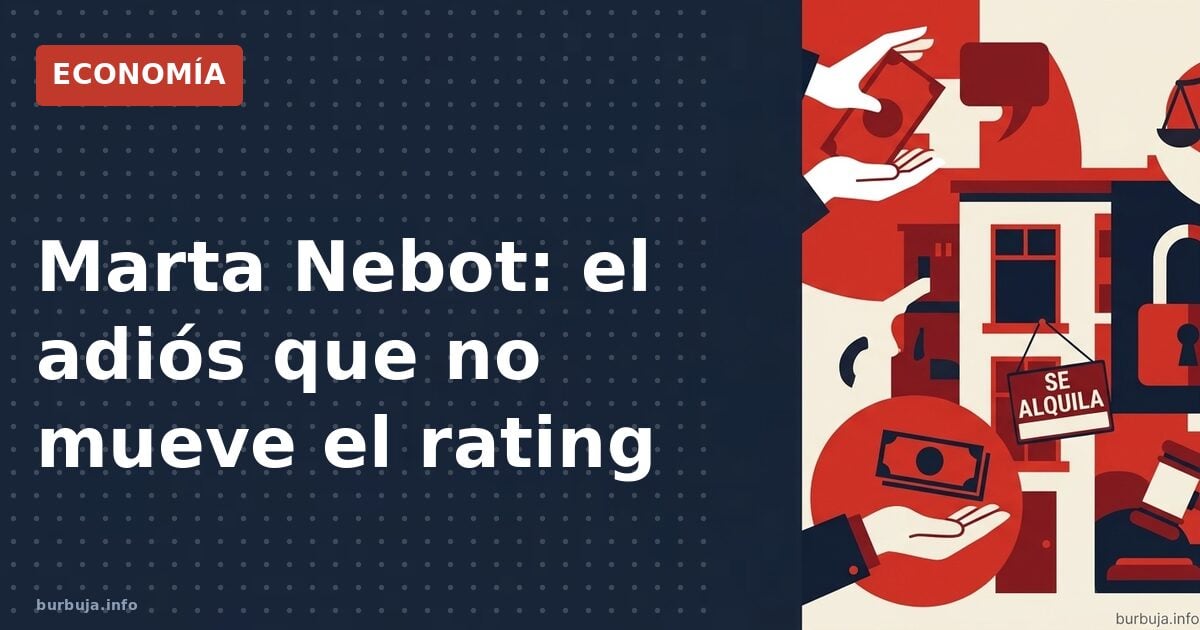Marta Nebot fuera de 'En boca de todos'
