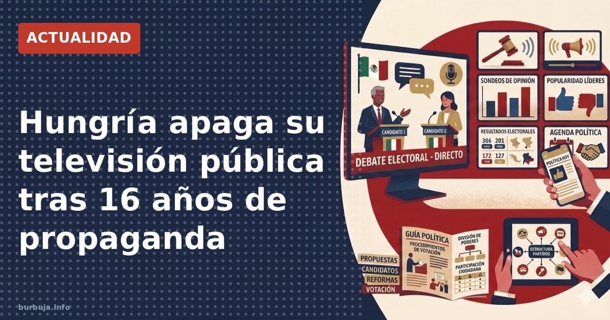 Hungría apaga su televisión pública tras 16 años de propaganda