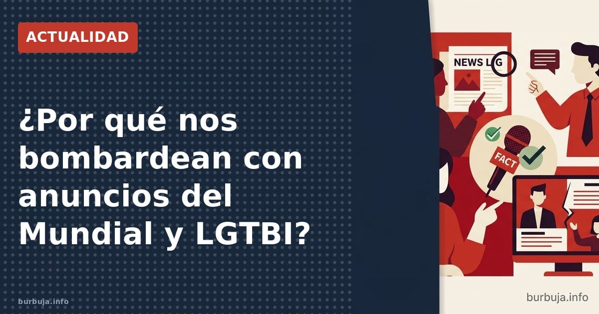 La saturación de publicidad del Mundial y las campañas LGTBI dispara el escepticismo. ¿Es estrategia forzada o realidad? Dato