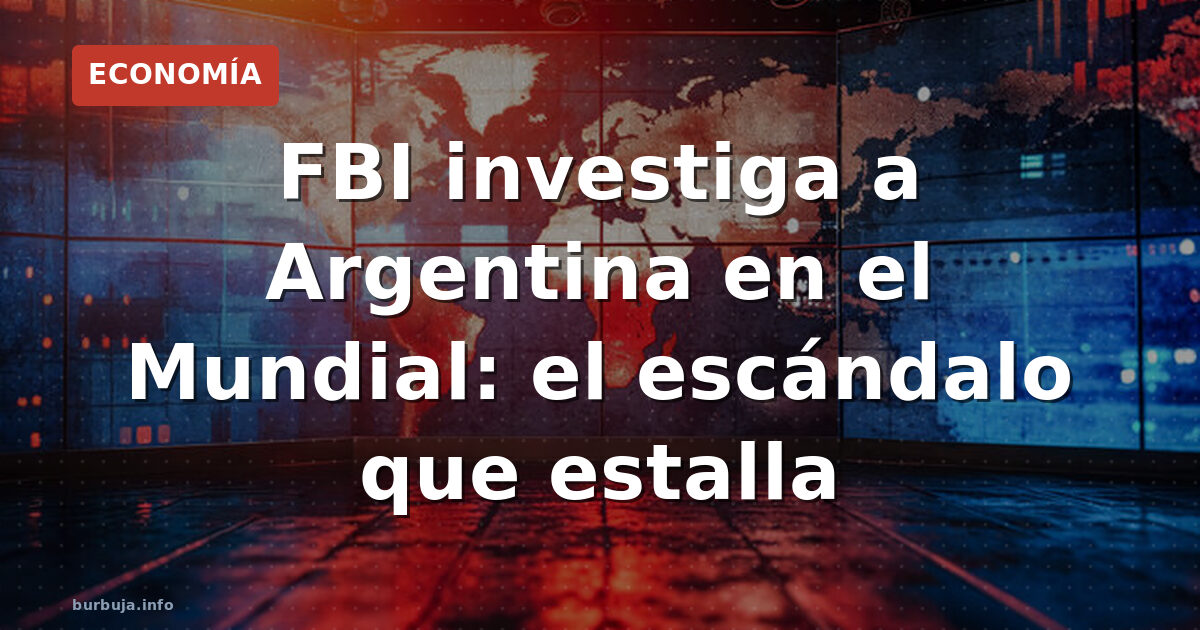 FBI vs AFA: el escándalo de los atracos en el Mundial