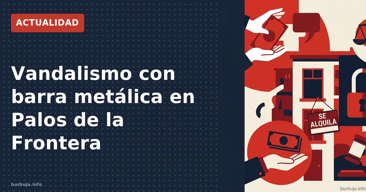 Asalto con barra metálica en Palos de la Frontera