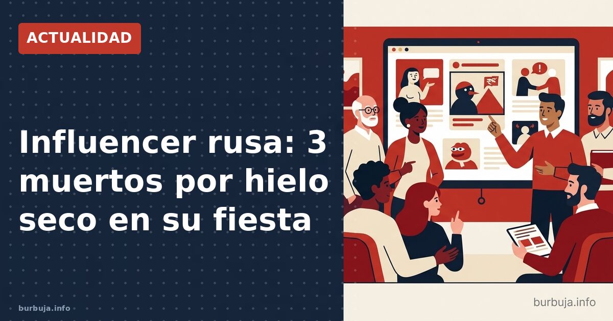 Fiesta mortal con hielo seco en Rusia