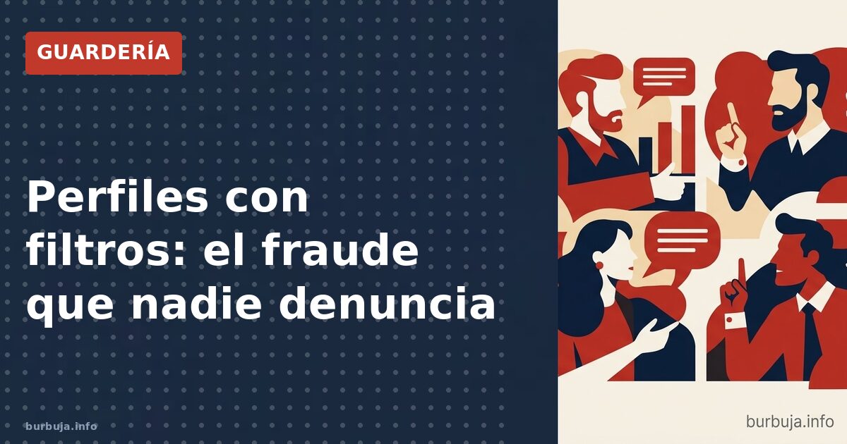 Perfiles con filtros: el fraude que nadie denuncia