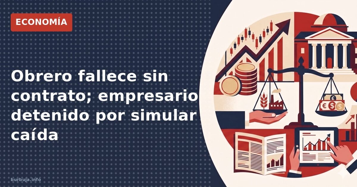 Trabajador muere en obra sin contrato: cuatro detenidos