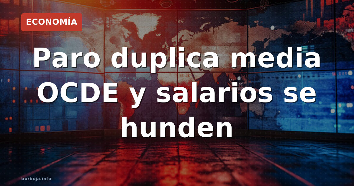España, líder en paro y cola en salarios