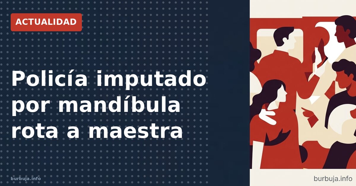 Imputado el policía que empujó a una maestra jubilada en Valencia