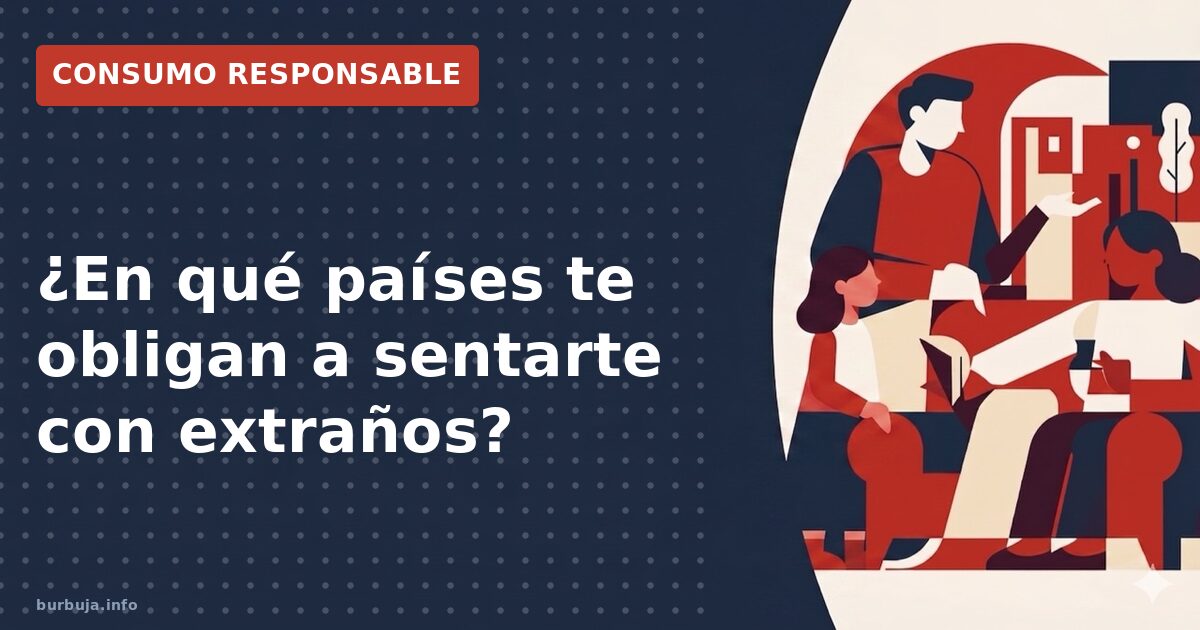 ¿Te obligan a compartir mesa cuando viajas solo?