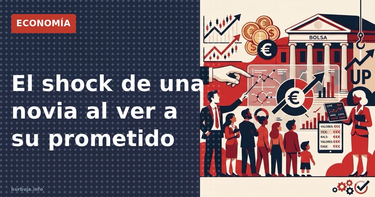 El shock de una novia al ver a su prometido