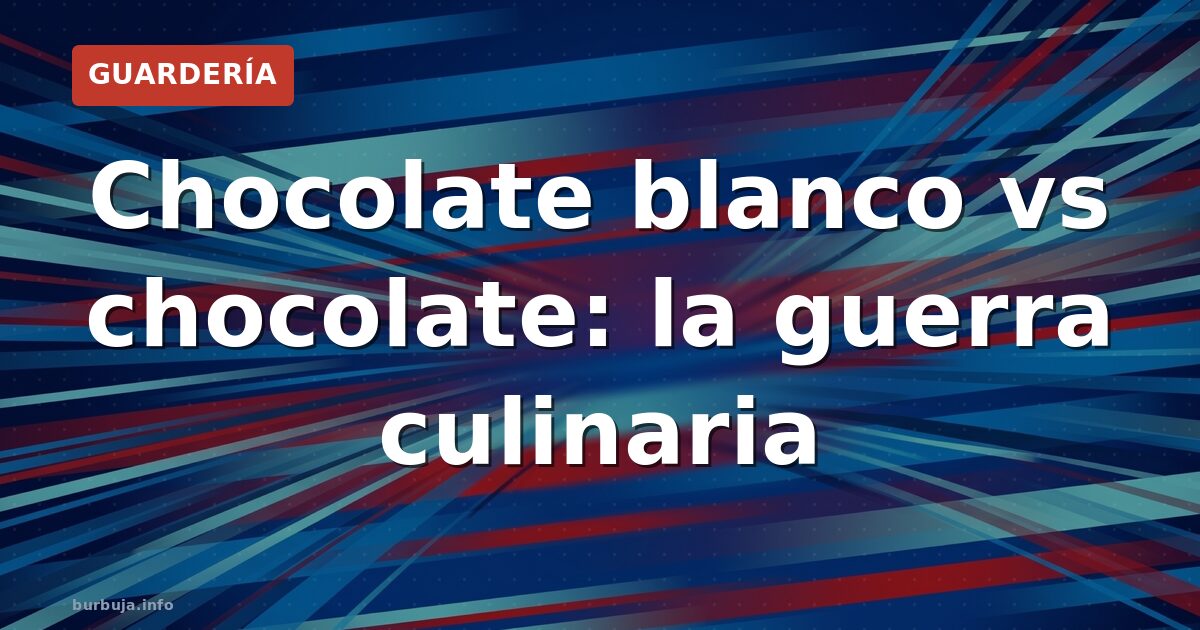 Chocolate blanco vs chocolate el debate racial