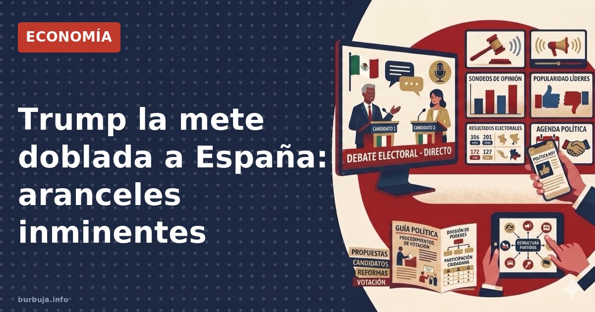 Trump lanza velada amenaza arancelaria a España