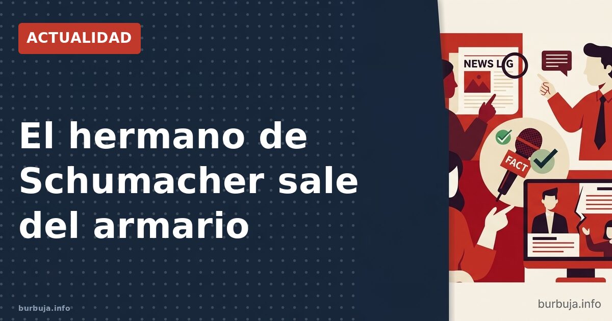 Ralf Schumacher: el hermano de Michael es gay