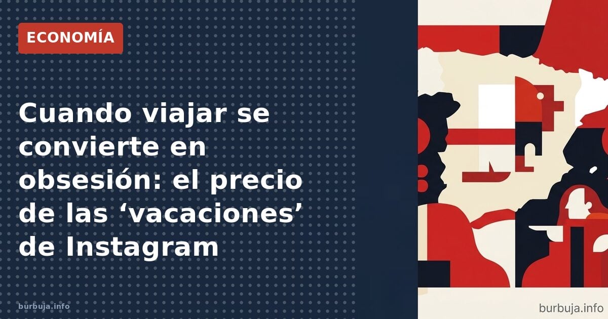 El marido harto de pagar viajes: ¿culpa de Instagram?