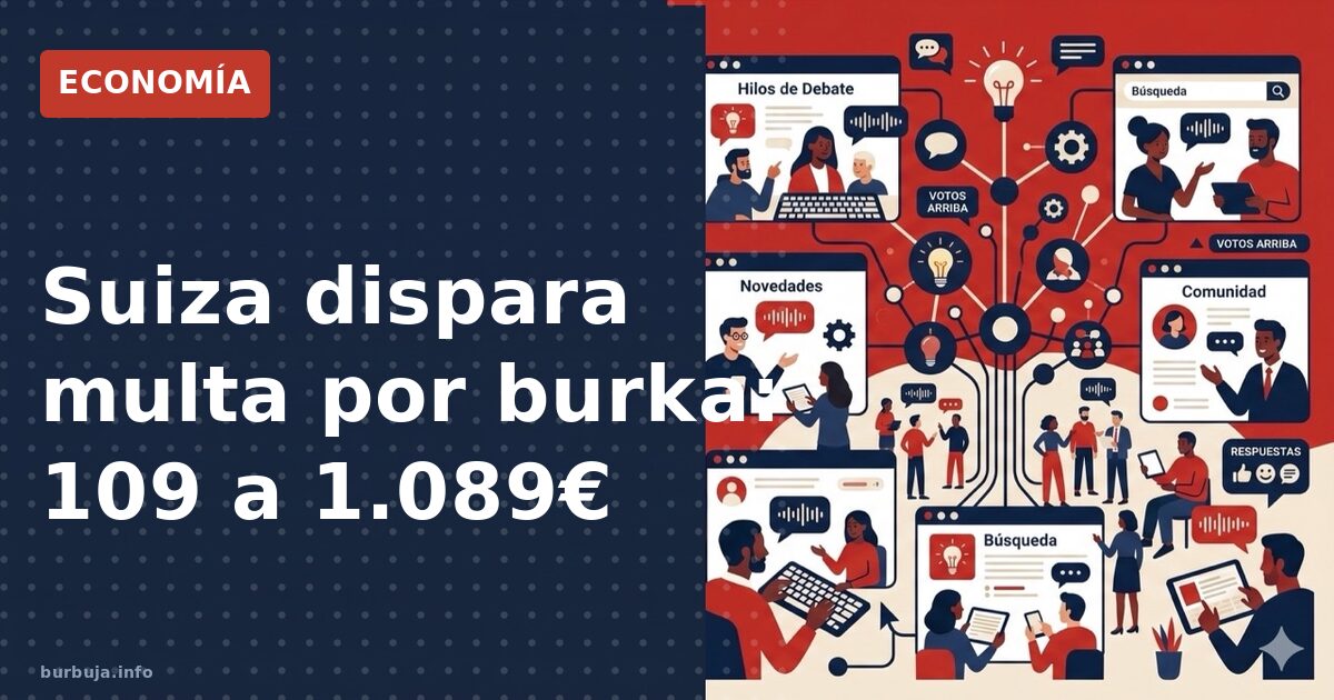 El burka cuesta 109€ en Suiza, pero recurrirlo 980€ más