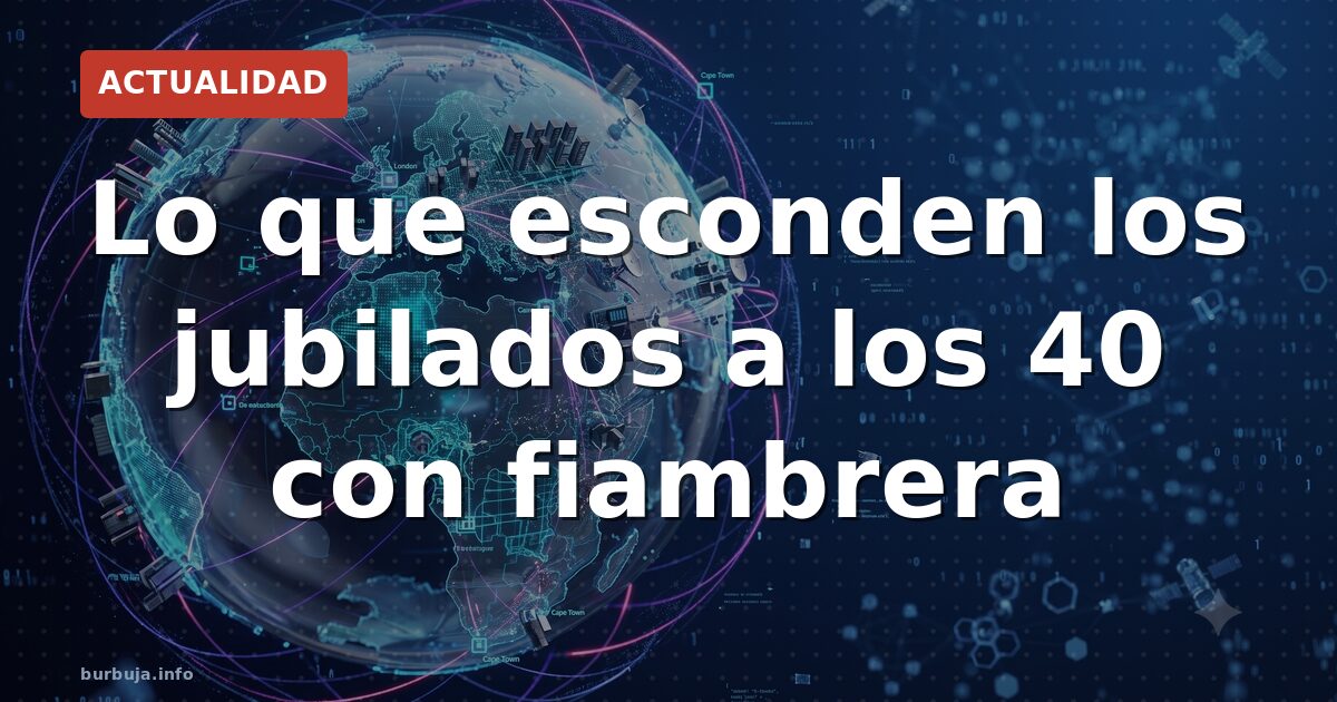 ¿Jubilarte a los 40 por llevar el almuerzo de casa?