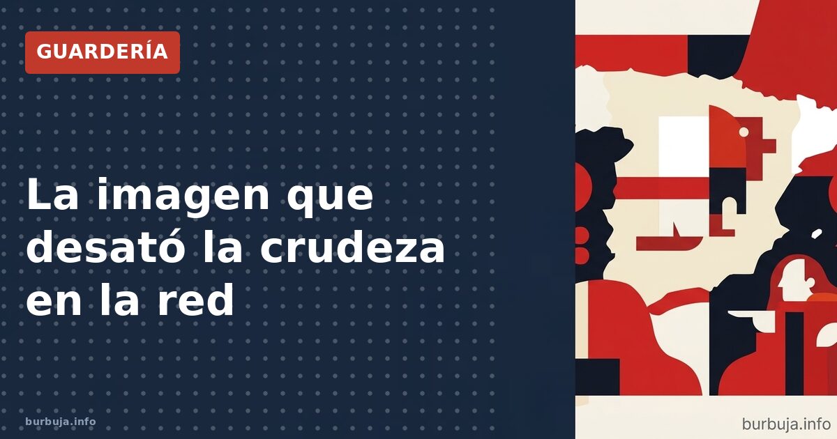 La imagen que desató la crudeza en la red