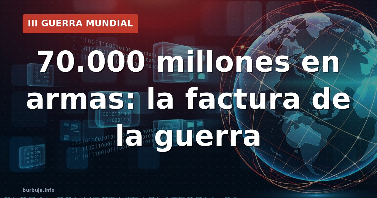 70.000M en armas: la factura de la guerra contra Rusia