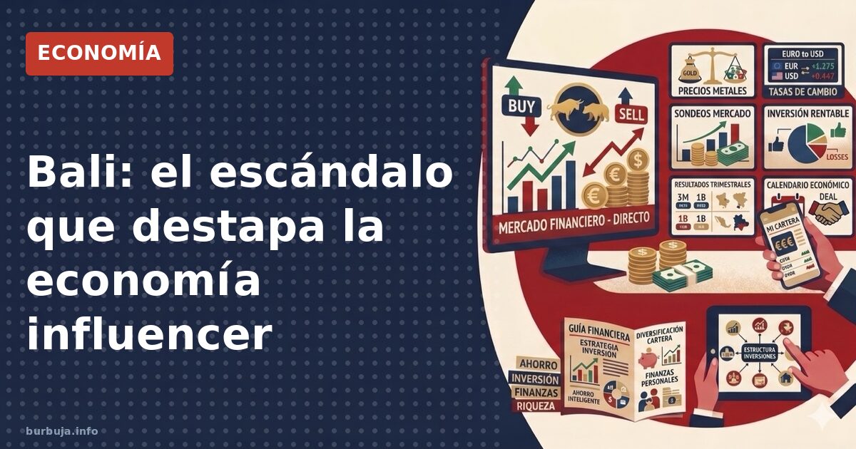 Bali: el escándalo que destapa la economía influencer