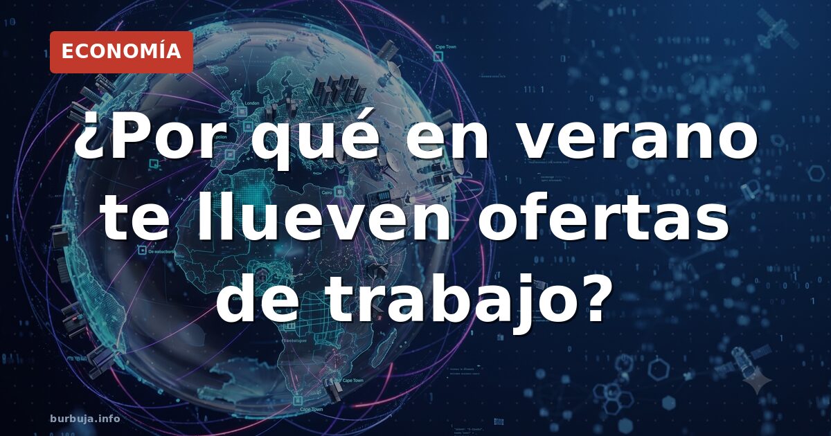 ¿Por qué en verano te llueven ofertas de trabajo?