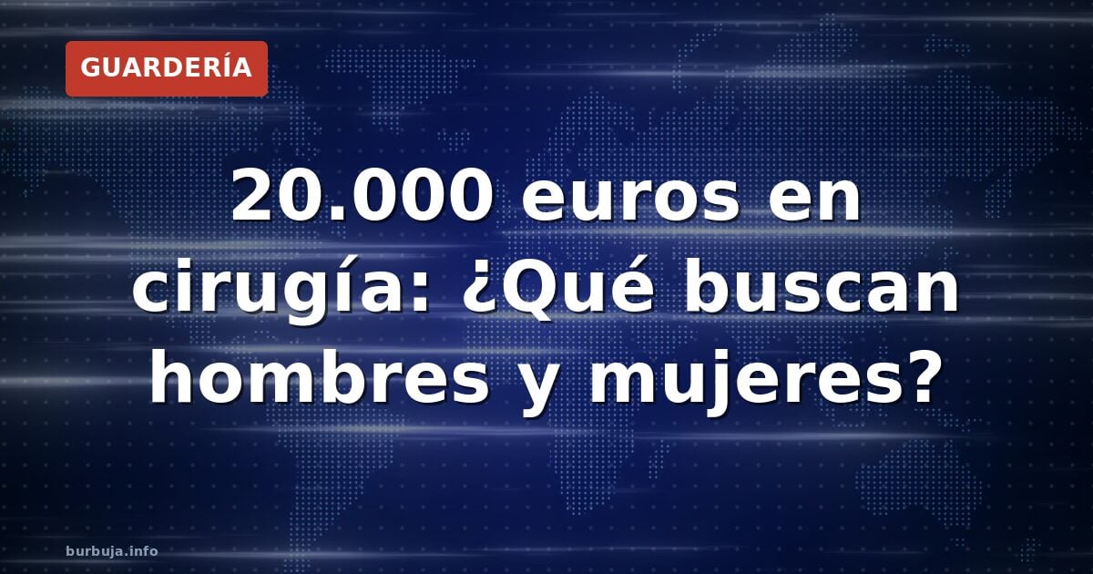 20.000 euros en la cara o TRT: el dilema estético