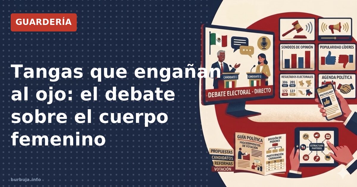 Tangas que engañan al ojo: el debate sobre el cuerpo femenino