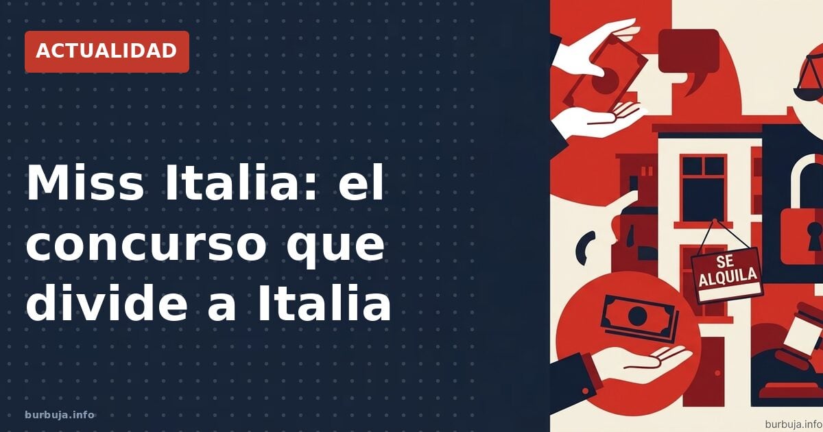 Miss Italia: el concurso que divide a Italia