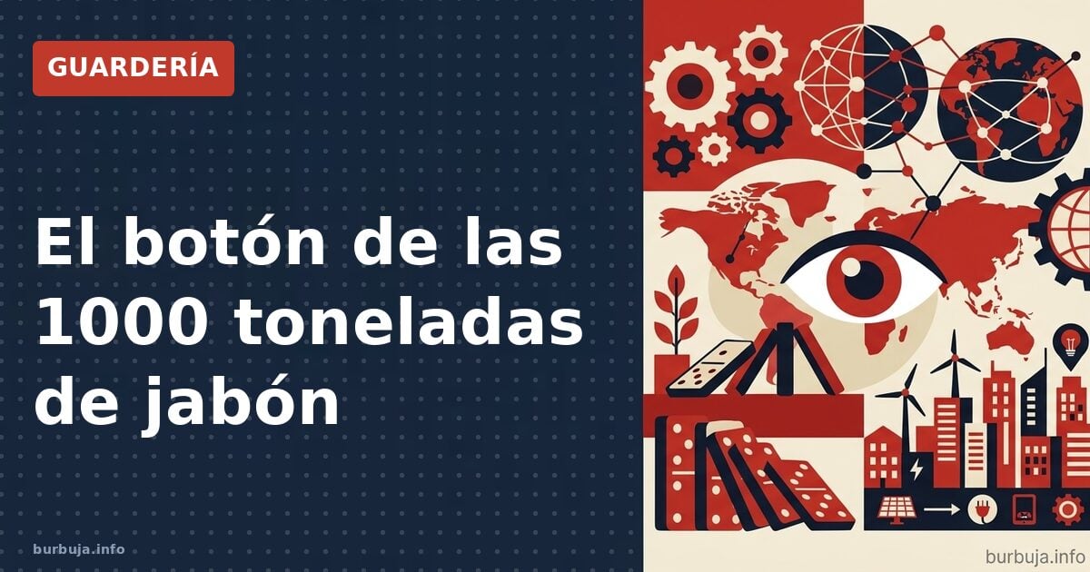 El botón de las 1000 toneladas de jabón
