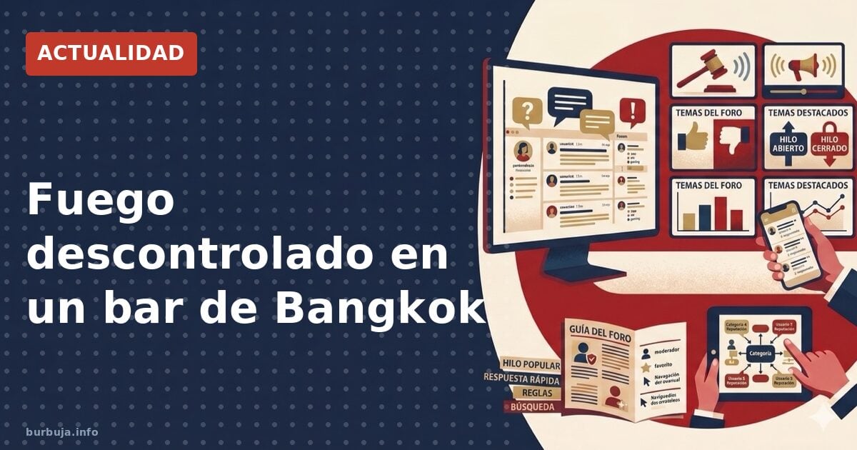 Las llamas a presión revelan la inseguridad en bares de Bangkok